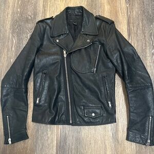 Marc Jacob’s black leather jacket Medium